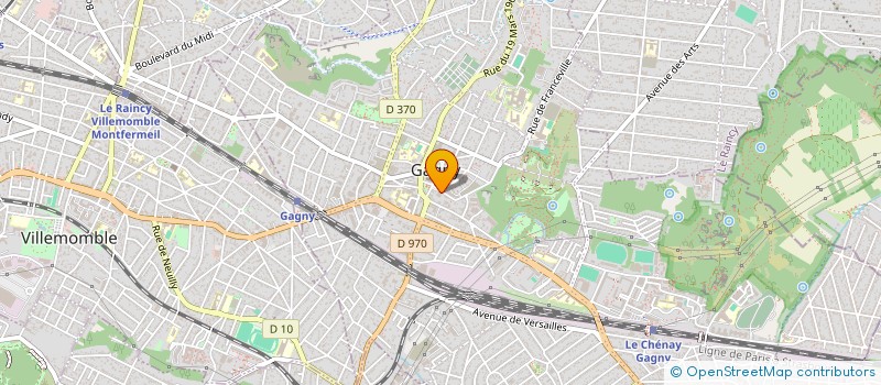 localisation de l'entreprise MADAME VASILICA ANDREEA GROZAV  GAGNY