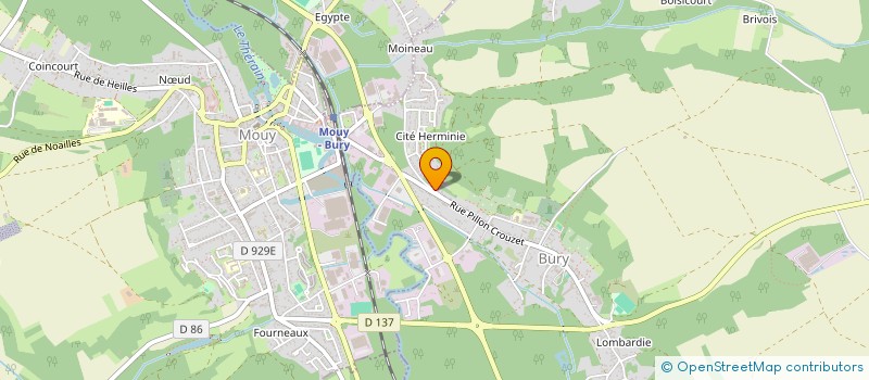 localisation de l'entreprise MADAME VASILICA CLAUDIA CERCEL  BURY