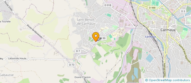 localisation de l'entreprise MADAME VASILICA COJOCARU  SAINT-BENOIT-DE-CARMAUX