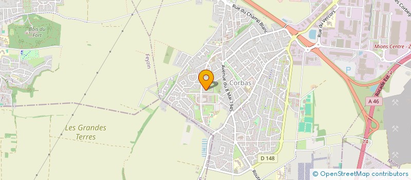 localisation de l'entreprise MADAME VASTHI EDMOND à CORBAS