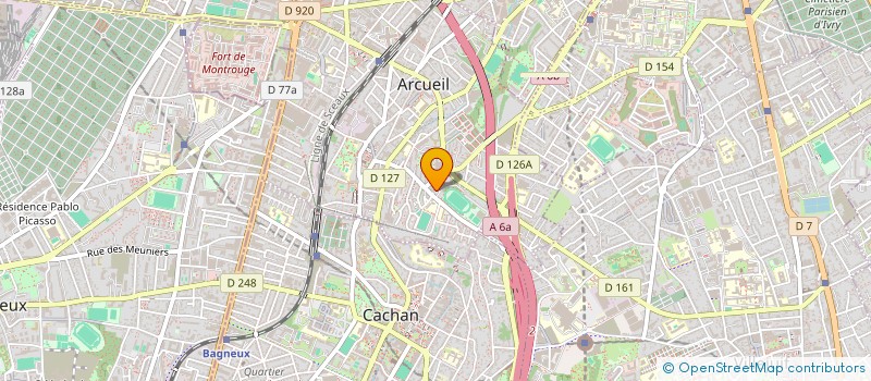 localisation de l'entreprise MADAME VASTHI RAZAFIHERIMISA  ARCUEIL