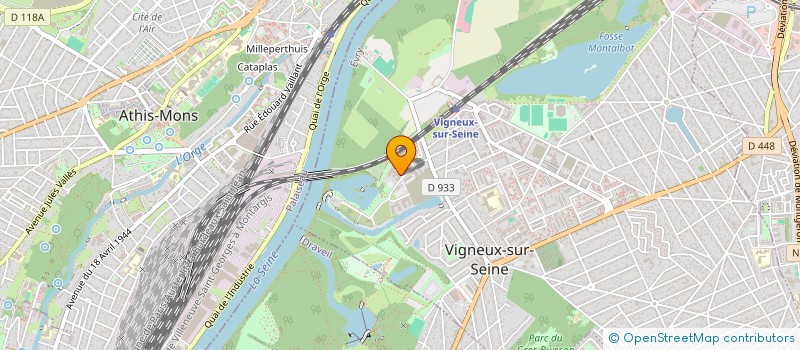 localisation de l'entreprise MADAME VATIMETOU AMAH à VIGNEUX-SUR-SEINE