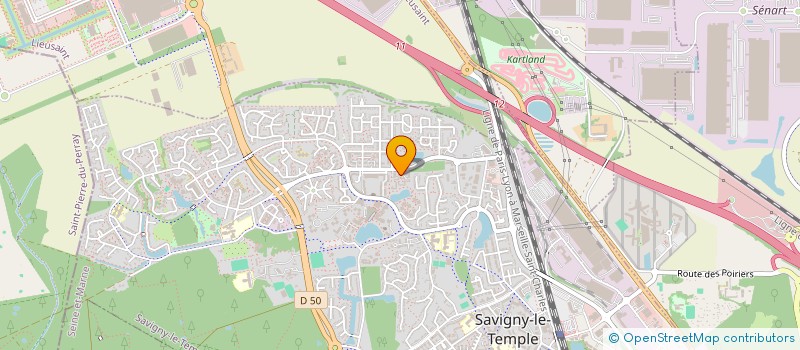 localisation de l'entreprise MADAME VAVANGA MANSANGA  SAVIGNY-LE-TEMPLE