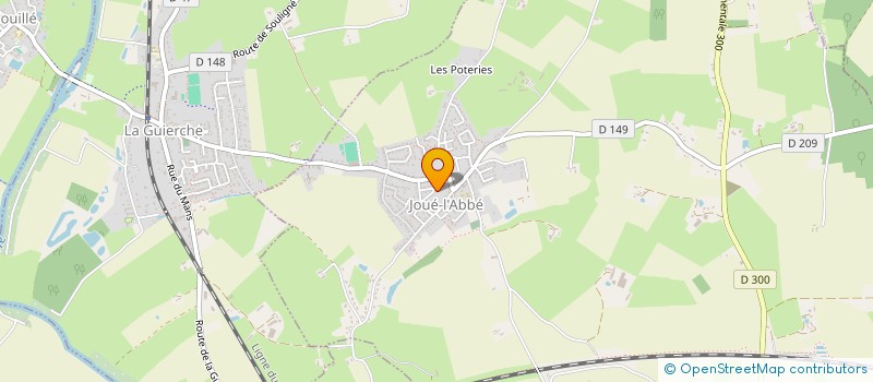 localisation de l'entreprise MADAME VAVY ZEBEDE  JOUE-L'ABBE