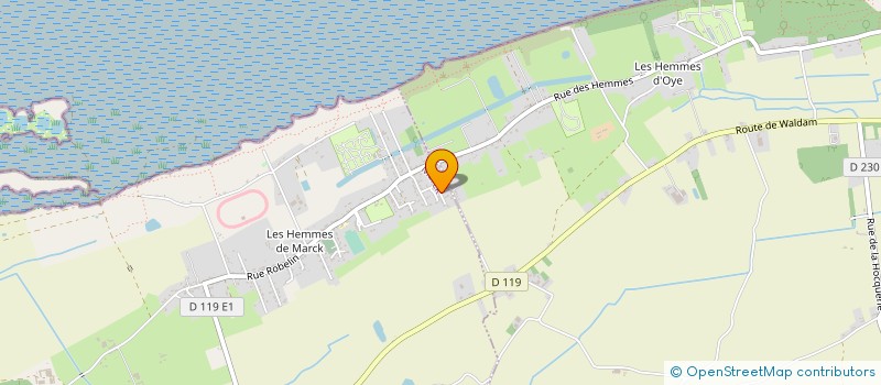 localisation de l'entreprise MADAME VEDASTINE BOUIN à MARCK