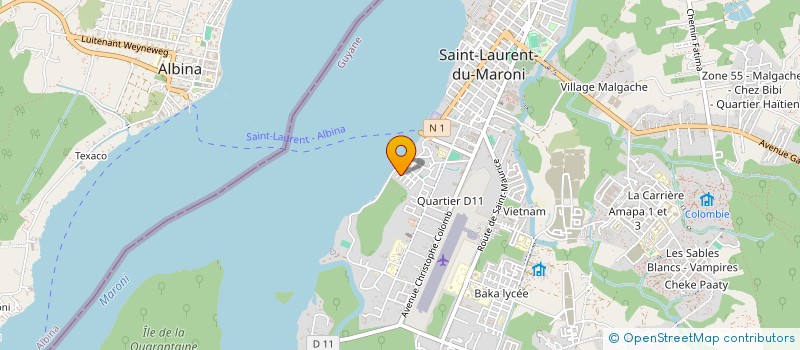 localisation de l'entreprise MADAME VEELA DOEA  SAINT-LAURENT-DU-MARONI