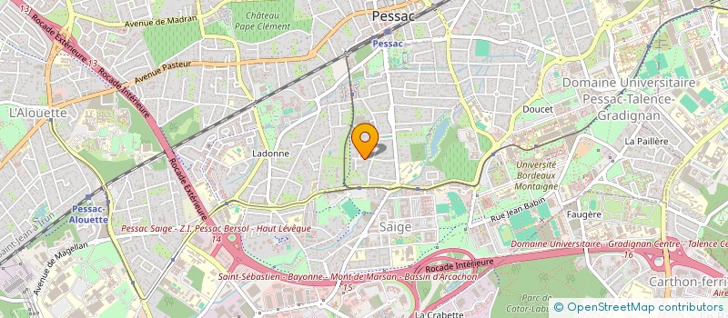 localisation de l'entreprise MADAME VEENA MURDYMOOTOO  PESSAC