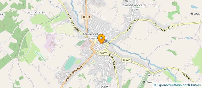 localisation de l'entreprise MADAME VEERLE VAN HARNEVELDT à MIRAMONT DE GUYENNE