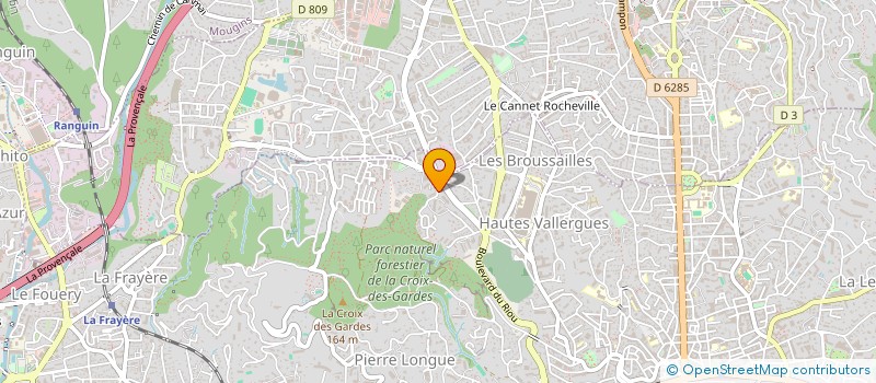 localisation de l'entreprise MADAME VEGEZZI STEVE  CANNES