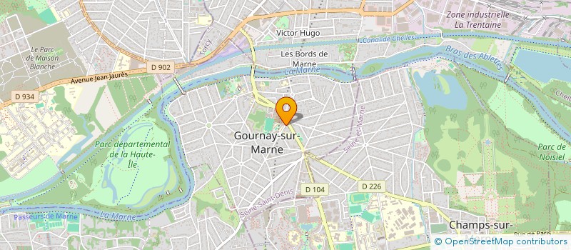 localisation de l'entreprise MADAME VELIA BORLET à GOURNAY-SUR-MARNE
