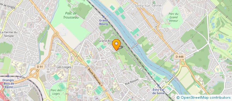 localisation de l'entreprise MADAME VELMA TOURE  EVRY-COURCOURONNES