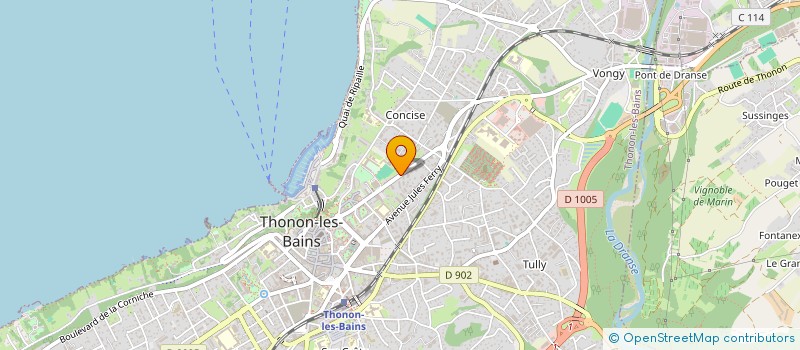 localisation de l'entreprise MADAME VELONDAVA ZAFINDRADADA à THONON-LES-BAINS