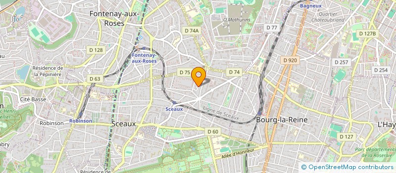 localisation de l'entreprise MADAME VELWESS ESSOMBA à SCEAUX