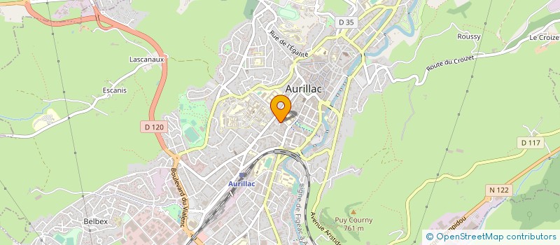 localisation de l'entreprise MADAME VENDETTA JOHNSON à AURILLAC