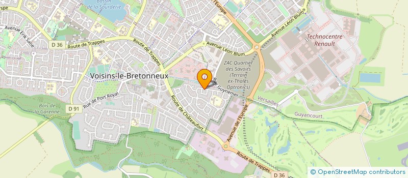 localisation de l'entreprise MADAME VENERA KHISAMOVA à VOISINS-LE-BRETONNEUX