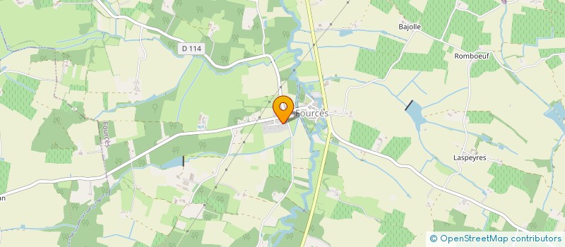 localisation de l'entreprise MADAME VENERINE BEGUE  FOURCES