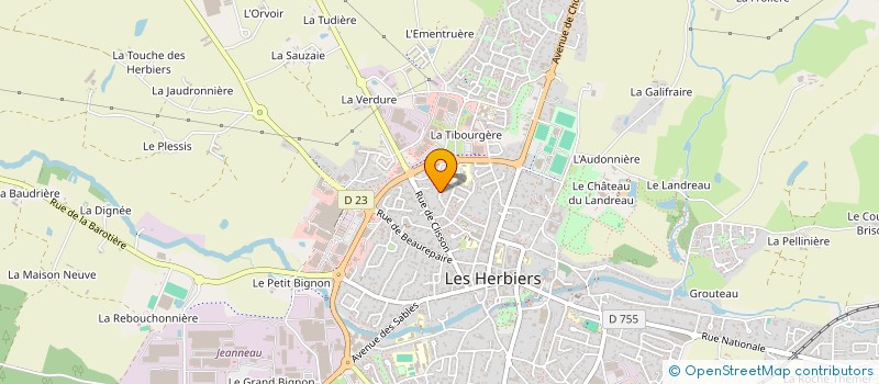 localisation de l'entreprise MADAME VENETA ZAIMOVA à LES HERBIERS