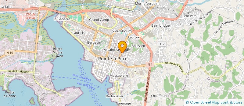 localisation de l'entreprise MADAME VENETIA GRAVERAN à LES ABYMES