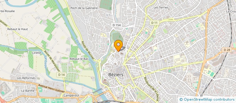 localisation de l'entreprise MADAME VENICE AMOUTENGUY  BEZIERS