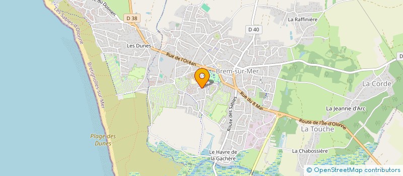 localisation de l'entreprise MADAME VENUS ESTOUP à BREM-SUR-MER