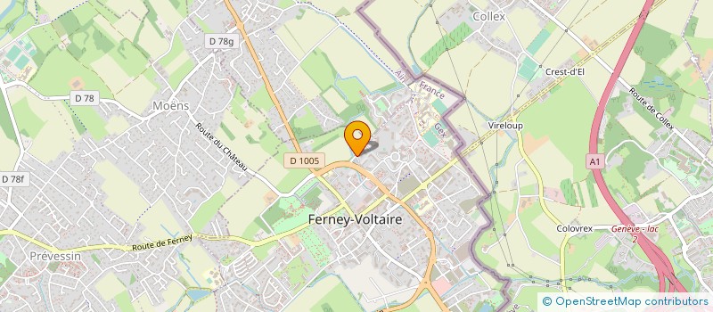 localisation de l'entreprise MADAME VENUS SHARIFI GHAZVINI à FERNEY-VOLTAIRE