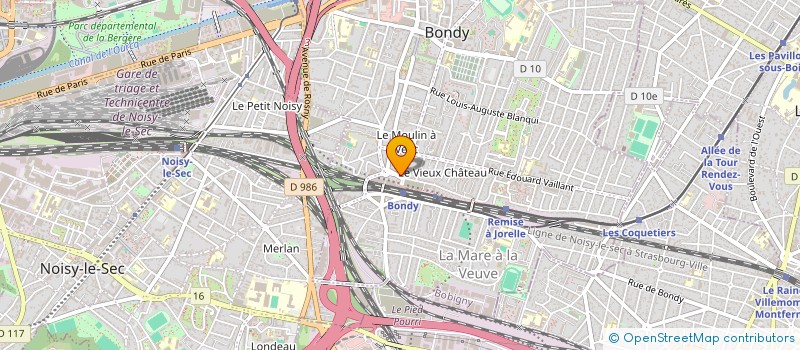 localisation de l'entreprise MADAME VENUSA FERREIRA SILVA ROCHA  LES PAVILLONS-SOUS-BOIS