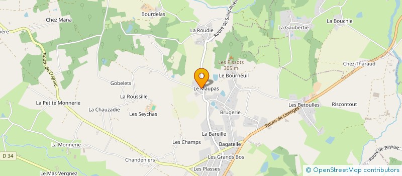 localisation de l'entreprise MADAME VERA ANDREA CARDOSO PINTO  SEREILHAC