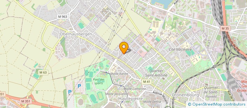 localisation de l'entreprise MADAME VERA BOSSIAK à STRASBOURG