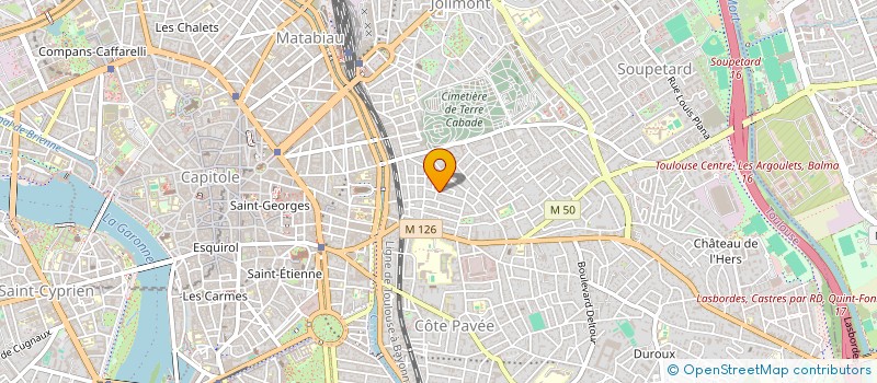 localisation de l'entreprise MADAME VERA DE CASTRO LOURENCO à TOULOUSE