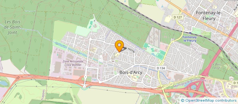 localisation de l'entreprise MADAME VERA DE OLIVEIRA  BOIS-D'ARCY