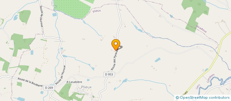 localisation de l'entreprise MADAME VERA DE SOUSA PENDAO TEIXEIRA à PLIEUX