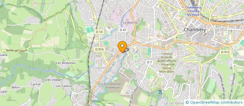 localisation de l'entreprise MADAME VERA DEVOLDERE  COGNIN