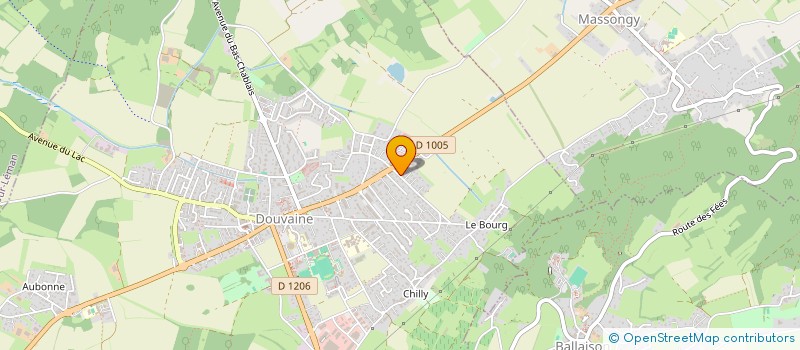 localisation de l'entreprise MADAME VERA FERREIRA GUERRA  DOUVAINE