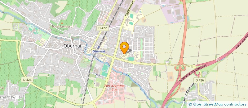 localisation de l'entreprise MADAME VERA HEPP  OBERNAI