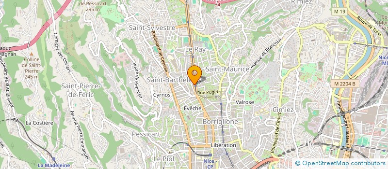 localisation de l'entreprise MADAME VERA LUCIA FERREIRA DA SILVA à NICE