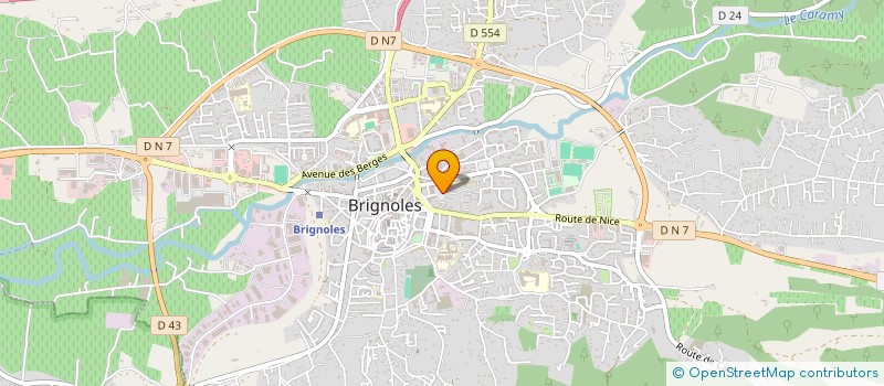 localisation de l'entreprise MADAME VERA MOROTTI à BRIGNOLES