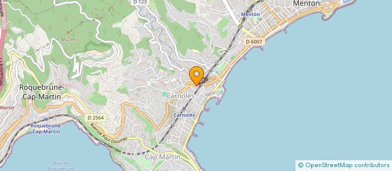 localisation de l'entreprise MADAME VERA PANETTA  ROQUEBRUNE-CAP-MARTIN