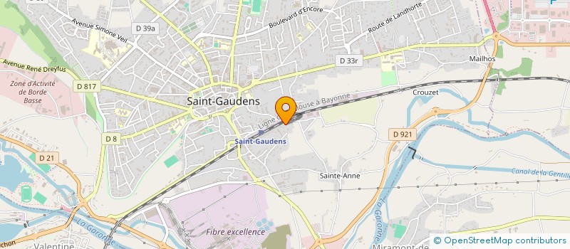 localisation de l'entreprise MADAME VERA QUEIROZ DE ARAUJO à SAINT-GAUDENS