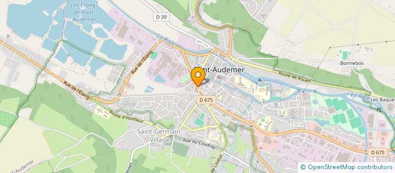 localisation de l'entreprise MADAME VERA SALDAVHA DE AZEVEDO à PONT-AUDEMER
