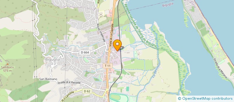 localisation de l'entreprise MADAME VERA SOUSA MENEZES  BIGUGLIA