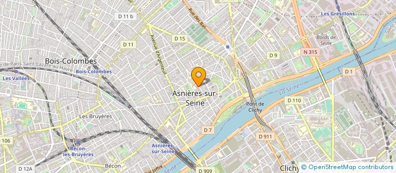 localisation de l'entreprise MADAME VERA SOUTCHKOVA à ASNIERES-SUR-SEINE