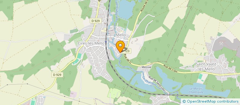 localisation de l'entreprise MADAME VERA SOVINSKY  CIRES-LES-MELLO