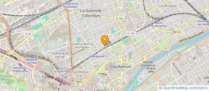localisation de l'entreprise MADAME VERA TCHUYKO à COURBEVOIE