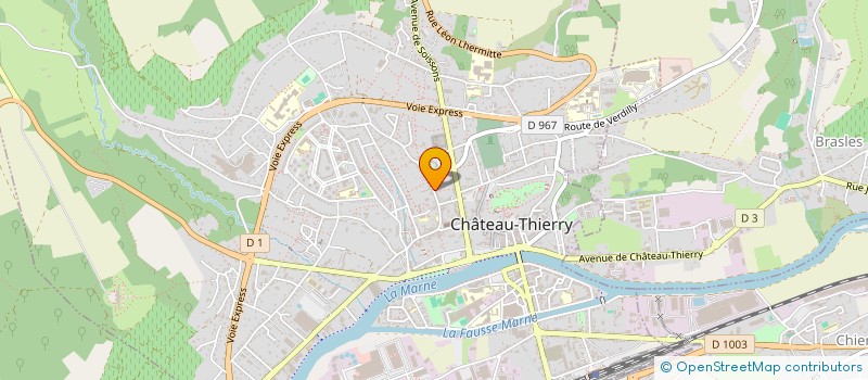 localisation de l'entreprise MADAME VERA TRAJILOVIC à CHATEAU-THIERRY