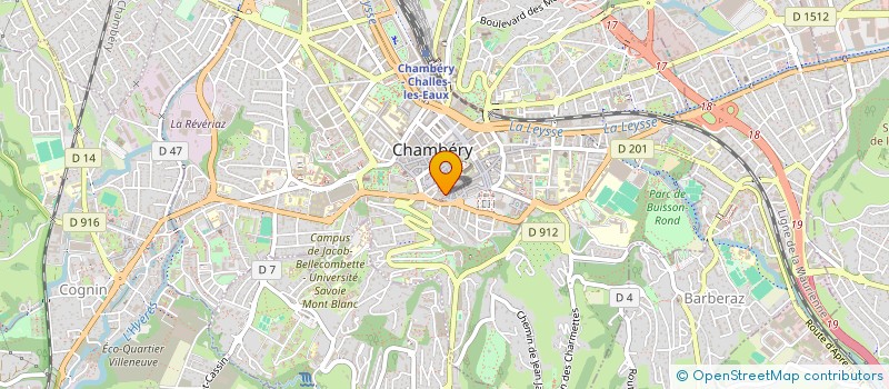 localisation de l'entreprise MADAME VERA TSENOVA à CHAMBERY