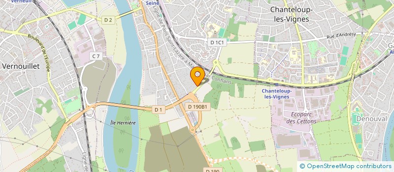 localisation de l'entreprise MADAME VERA TUSEVSKA  TRIEL-SUR-SEINE