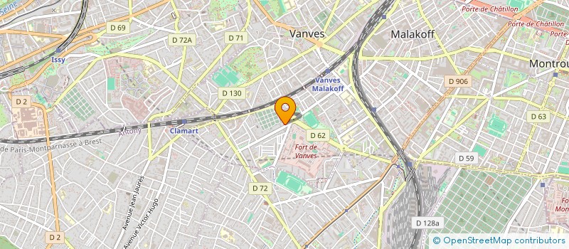 localisation de l'entreprise MADAME VERA YESAYAN à MALAKOFF