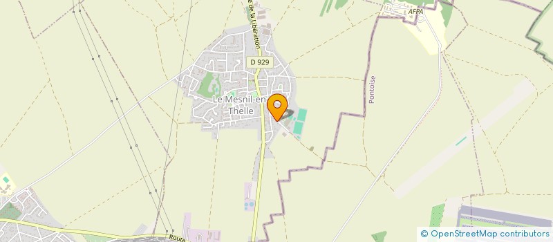 localisation de l'entreprise MADAME VERAH-RANDY KANDO  LE MESNIL-EN-THELLE