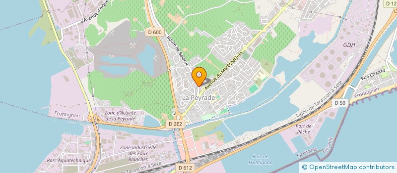 localisation de l'entreprise MADAME VERANE ACQUATELLA à FRONTIGNAN