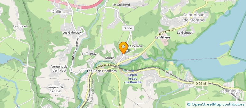 localisation de l'entreprise MADAME VERANE DEBERDT  SAINT-ALBAN-DE-MONTBEL